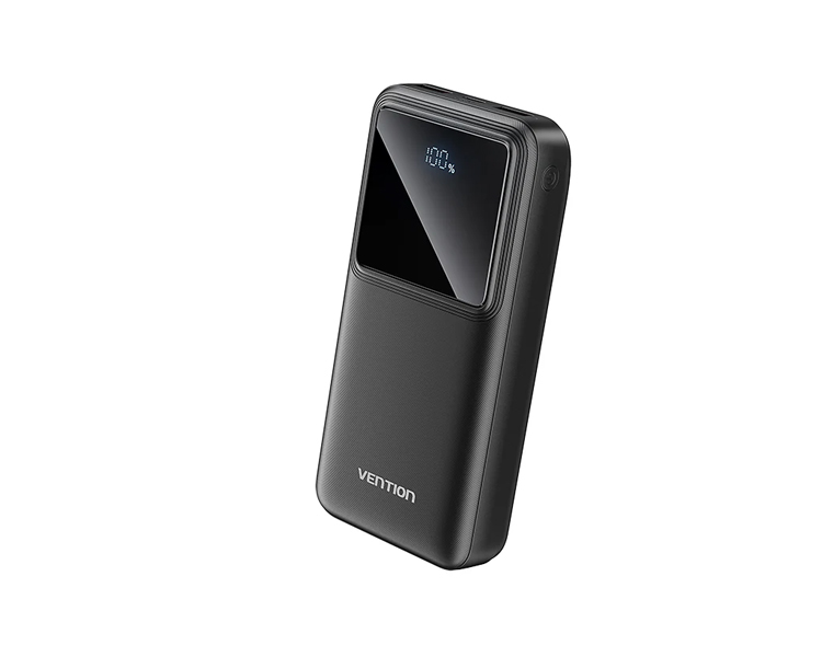 vention-fhlb001-3406-93-4 პოტრატული დამტენი: Vention FHLB0 20.000mAh Power Bank 22.5W With LED Display Black - Image 1
