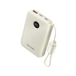 პოტრატული დამტენი: Vention FKAN0-C 10.000mAh Power Bank 22.5W With LED Display Beige