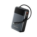 პოტრატული დამტენი: Vention FKDM0 20.000mAh Power Bank 65W With LED Display Gray