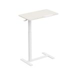 გვერდითი მაგიდა: Vertex VX-ST-7140MW Height Adjustable Side Table Matte White/White Oak