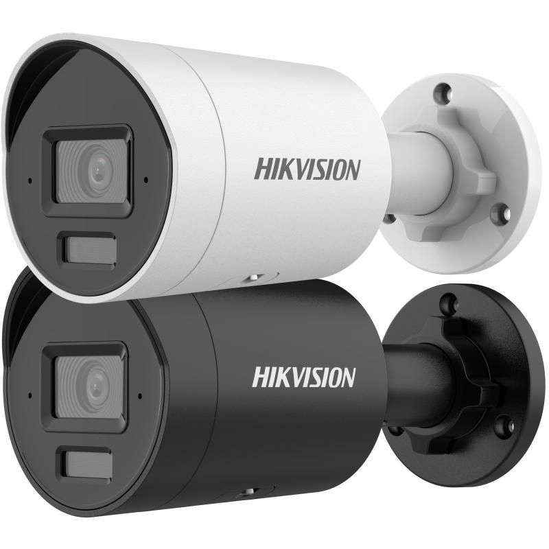 筒机91双光双mic黑白堆叠图_sq0j-7t-1 DS-2CD2043G2-LI2U(2.8mm)(BLACK) 4 MP Acusense Smart Hybrid Light Fixed Bullet Network Camera - Image 1