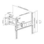 TV Accessories/ Wall Brakets/ Stell Extensible adjustable mount for TV 32" - 55"   Max. loading: 35 kg SHO 4600 - Image 7