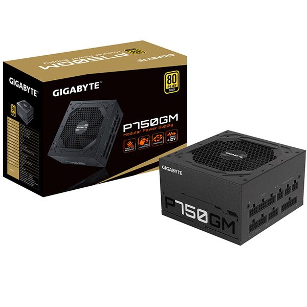 კვების ბლოკი: Gigabyte GP-P750GM 750W 80 Plus Gold Modular Power Supply